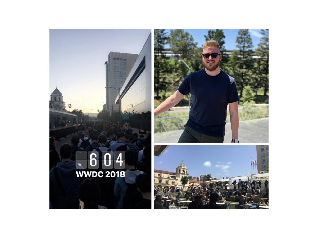 Me nerding out in San Jose at WWDC 2018